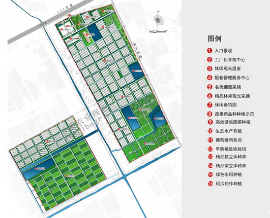 東臺國貿(mào)農(nóng)業(yè)生態(tài)園區(qū)規(guī)劃平面圖